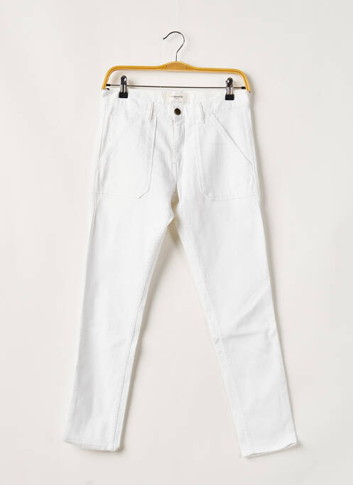 Pantalon slim alb ACQUAVERDE femeie