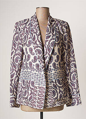 Sacou alb LAUREN VIDAL femeie