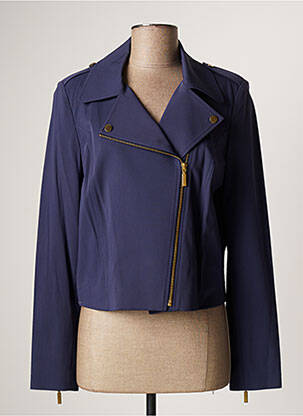 Jachete casual guler tip costum violet LAUREN VIDAL femeie