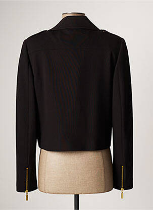 Jachete casual guler tip costum negru LAUREN VIDAL femeie