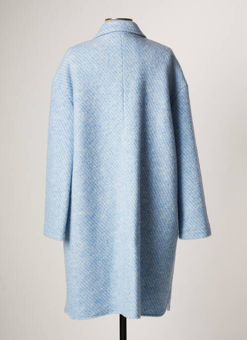 Palton lung albastru LAUREN VIDAL femeie