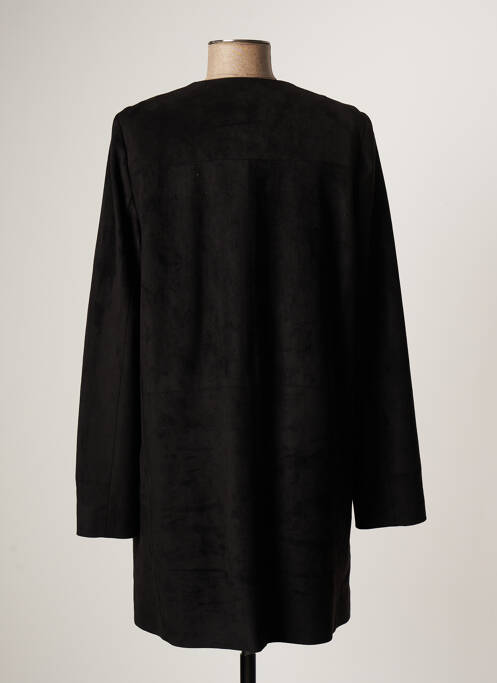 Palton lung negru LAUREN VIDAL femeie