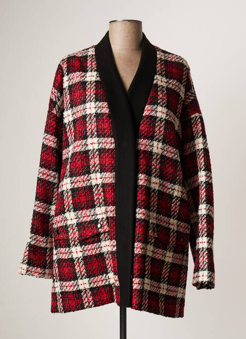 Palton scurt roșu LAUREN VIDAL femeie