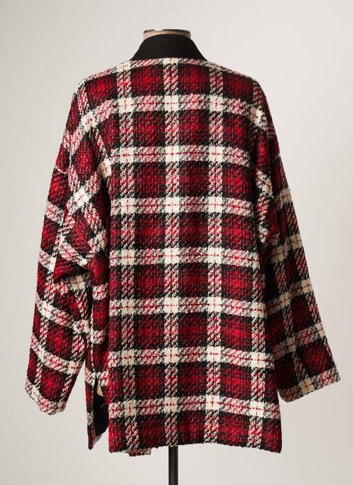 Palton scurt roșu LAUREN VIDAL femeie