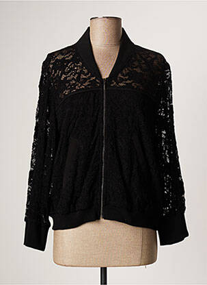 Jachete casual finisaj interior dublat negru LAUREN VIDAL femeie