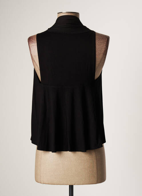 Vestă fără mâneci negru LAUREN VIDAL femeie