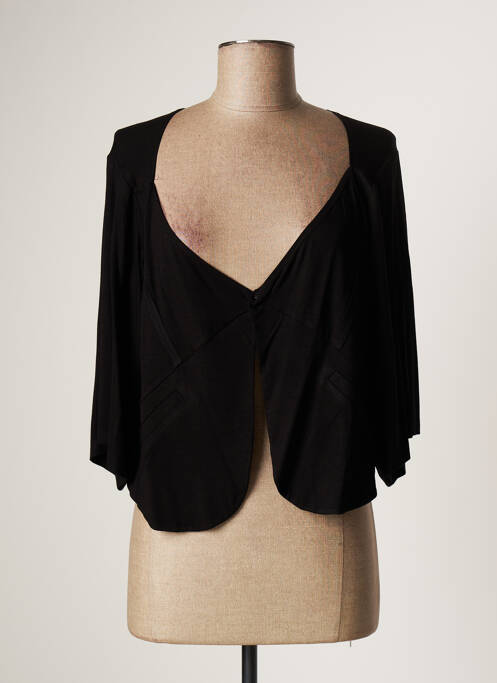 Vestă cu mâneci lungi negru LAUREN VIDAL femeie