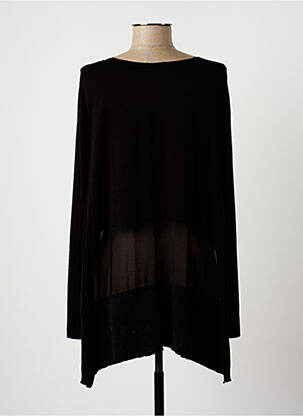 Jachete casual guler rotund negru LAUREN VIDAL femeie