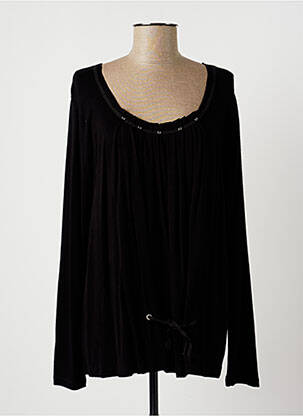 Top negru LAUREN VIDAL femeie