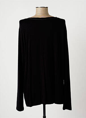 Top elasticitate mâneci lungi negru LAUREN VIDAL femeie