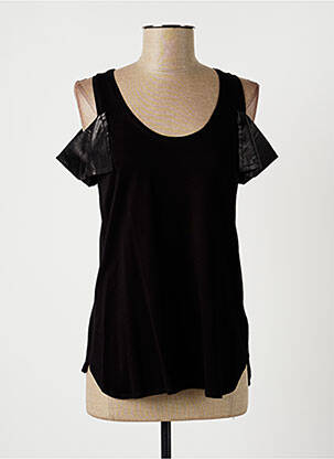 Top negru LAUREN VIDAL femeie