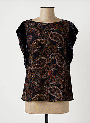 Top albastru LAUREN VIDAL femeie