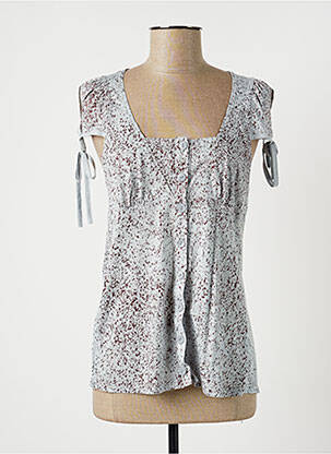 Top albastru LAUREN VIDAL femeie