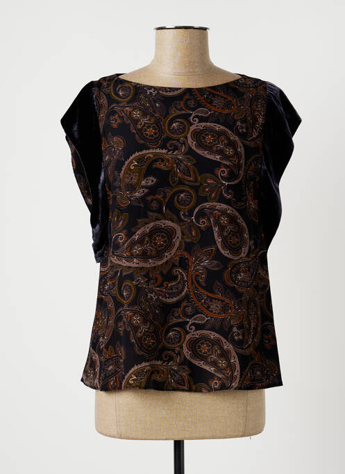 Top albastru LAUREN VIDAL femeie