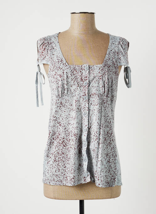 Top albastru LAUREN VIDAL femeie