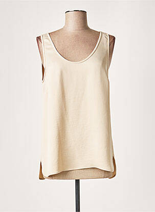 Bluză bej LAUREN VIDAL femeie