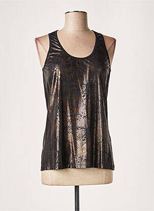 Top negru LAUREN VIDAL femeie