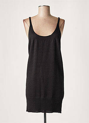 Rochie pulover negru LAUREN VIDAL femeie