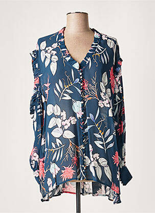 Cămașă albastru LAUREN VIDAL femeie