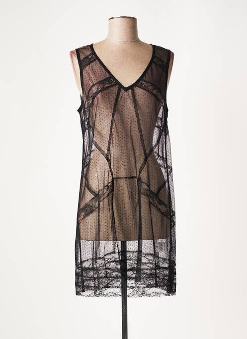 Rochie midi negru LAUREN VIDAL femeie