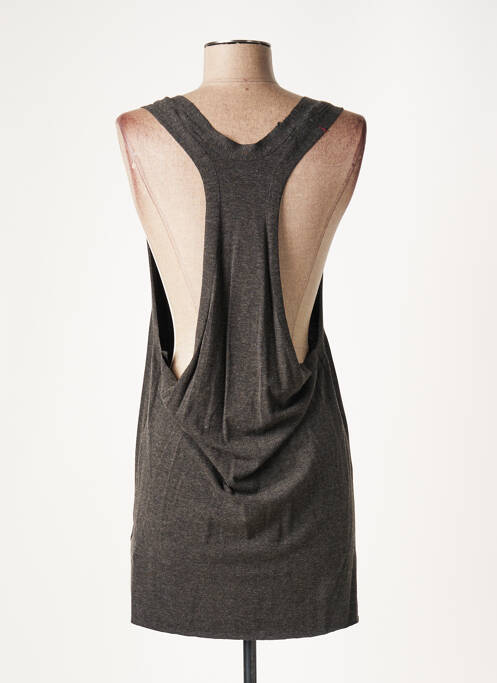 Tunică fără mâneci gri LAUREN VIDAL femeie