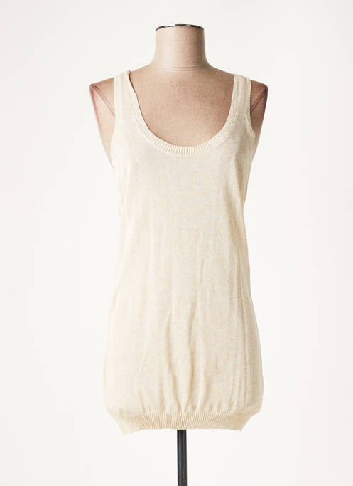 Pulover tunică bej LAUREN VIDAL femeie