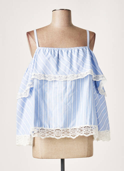 Top albastru LAUREN VIDAL femeie