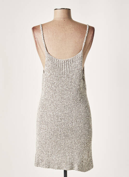 Tunică mâneci lungi gri LAUREN VIDAL femeie