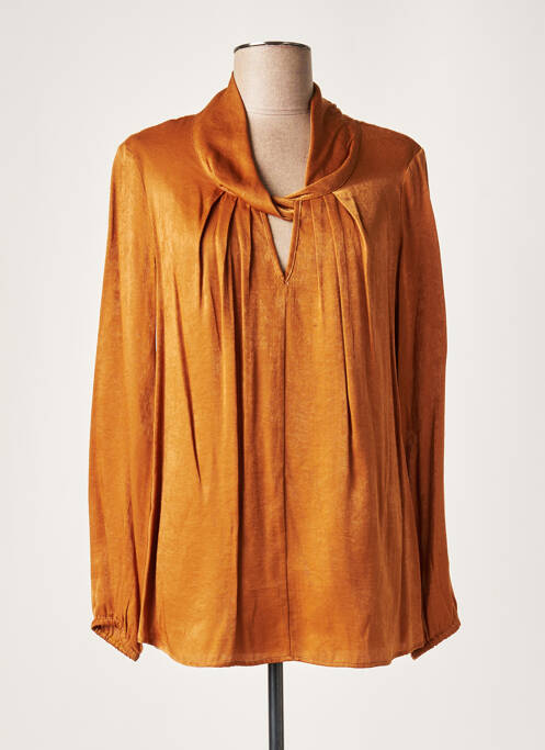 Bluză maro LAUREN VIDAL femeie