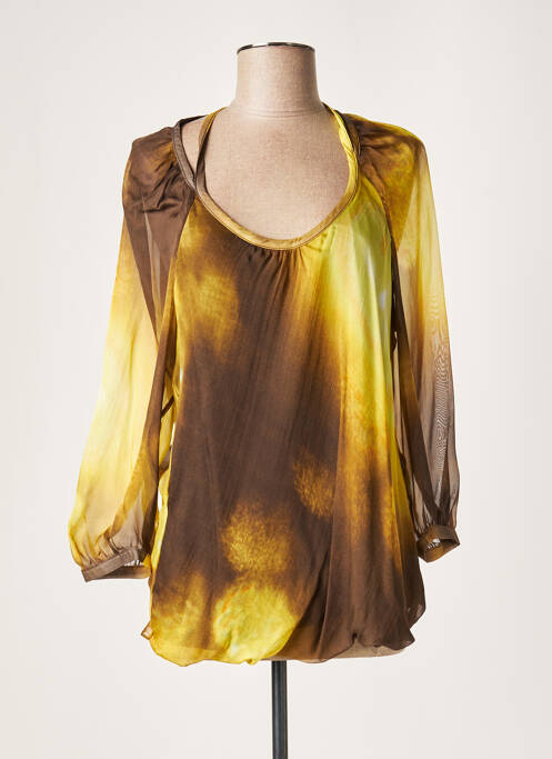 Bluză maro LAUREN VIDAL femeie