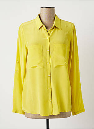 Cămașă galben LAUREN VIDAL femeie