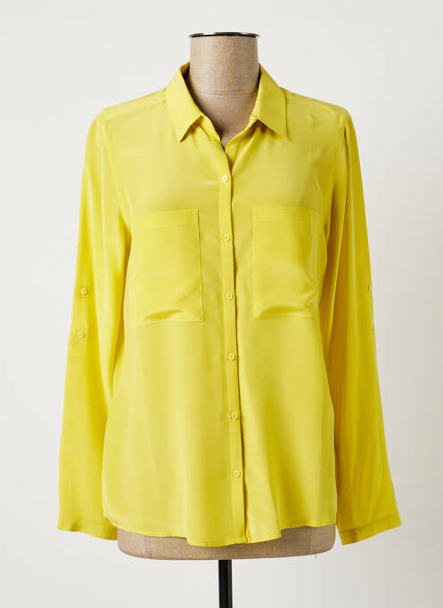 Cămașă galben LAUREN VIDAL femeie