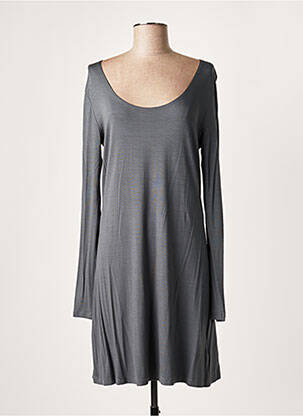 Rochie midi gri LAUREN VIDAL femeie