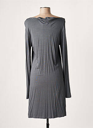 Rochie midi mâneci lungi mâneci lungi gri LAUREN VIDAL femeie