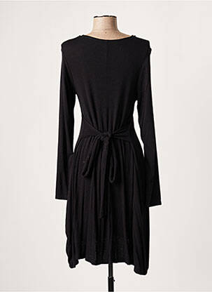 Rochie midi mâneci lungi mâneci lungi negru LAUREN VIDAL femeie