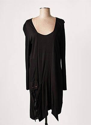 Rochie scurtă mâneci lungi mâneci lungi negru LAUREN VIDAL femeie