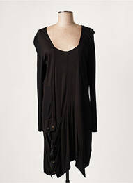 Rochie scurtă mâneci lungi mâneci lungi negru LAUREN VIDAL femeie