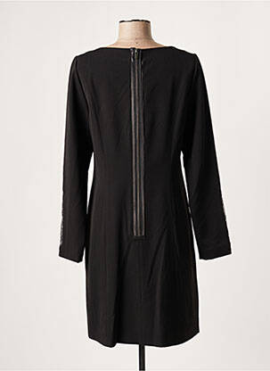 Rochie midi mâneci 3/4 mâneci 3/4 negru LAUREN VIDAL femeie