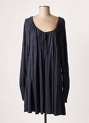 Rochie midi albastru LAUREN VIDAL femeie