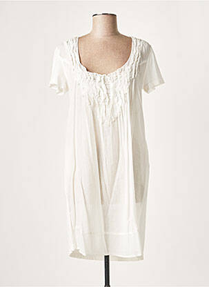 Rochie scurtă alb LAUREN VIDAL femeie