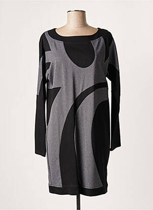 Rochie scurtă mâneci lungi mâneci lungi gri LAUREN VIDAL femeie