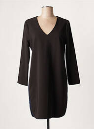 Rochie scurtă mâneci 3/4 mâneci 3/4 negru LAUREN VIDAL femme