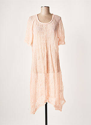 Rochie midi roz LAUREN VIDAL femeie