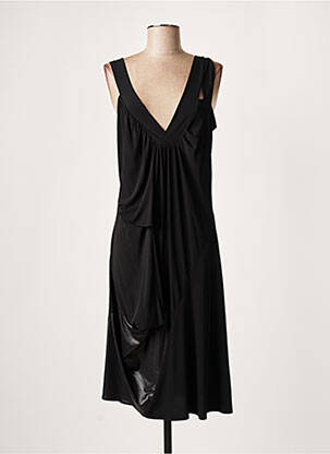 Rochie midi negru LAUREN VIDAL femeie