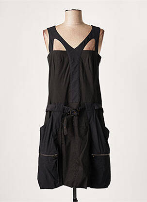 Rochie midi negru LAUREN VIDAL femeie