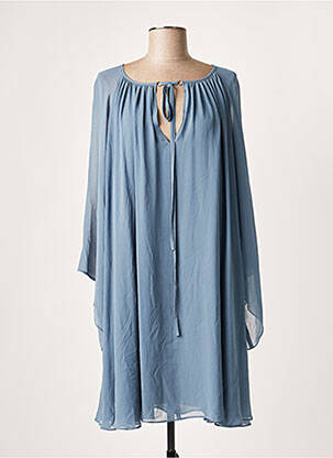 Tunică mâneci lungi albastru LAUREN VIDAL femeie