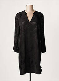 Rochie scurtă mâneci 3/4 mâneci 3/4 negru LAUREN VIDAL femeie