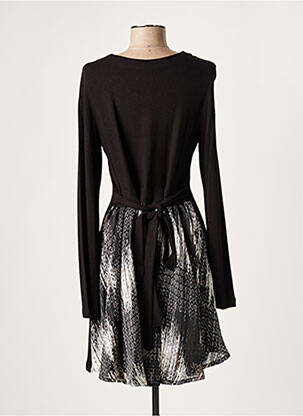 Rochie scurtă mâneci lungi mâneci lungi negru LAUREN VIDAL femeie