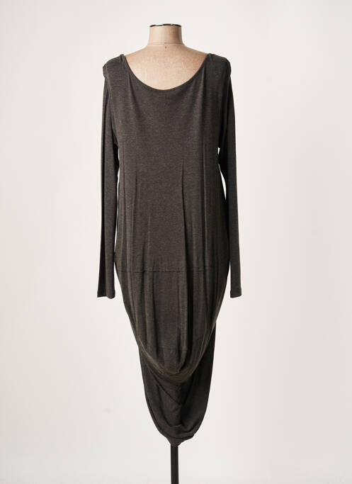 Rochie scurtă gri LAUREN VIDAL femeie