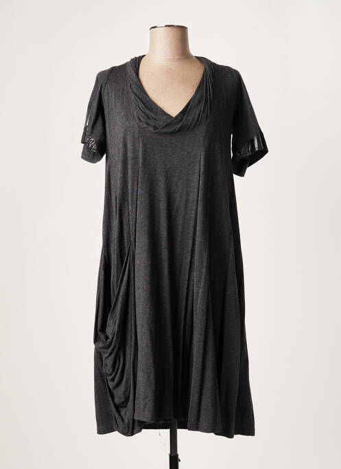 Rochie midi gri LAUREN VIDAL femeie